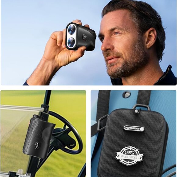 Range Finder Golf Rangefinder with Slope - 1200 Yards Laser Range Finder - Picture 2 of 8